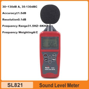 Integrating Digital Sound Level Meter SL821